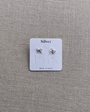 Milk x Soda Silver Vida Ribbon Earrings