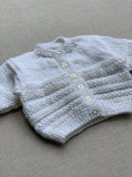 Knitted by Nana Cardigan White