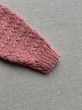 Knitted by Nana Cardigan Rose Petal