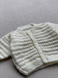 Knitted by Nana Tommy Cardigan Cream