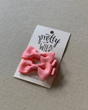 Pretty Wild Kids Macy Double Clip Pink