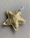 Pretty Wild Kids Fabric Liberty Star Hanging Decoration GOLD