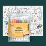Hey Doodle Reusable Colouring Mat Into the Wild