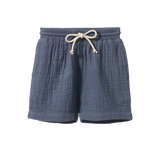 Nature Baby - James Shorts Muslin - Vintage Indigo