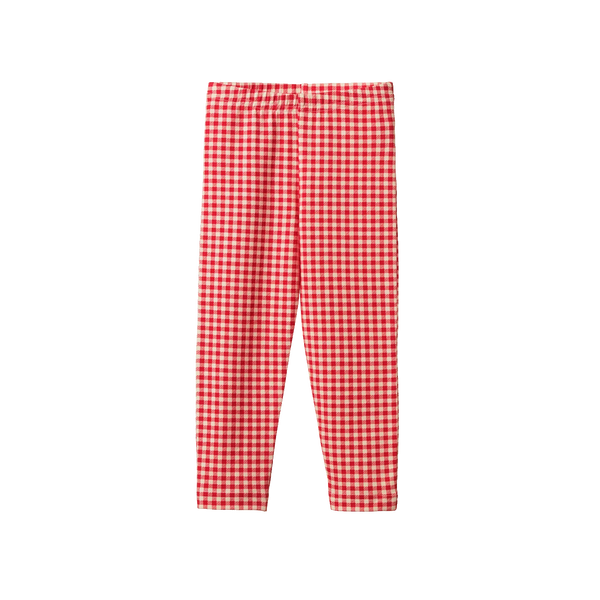 Nature Baby Leggings - Red Gingham
