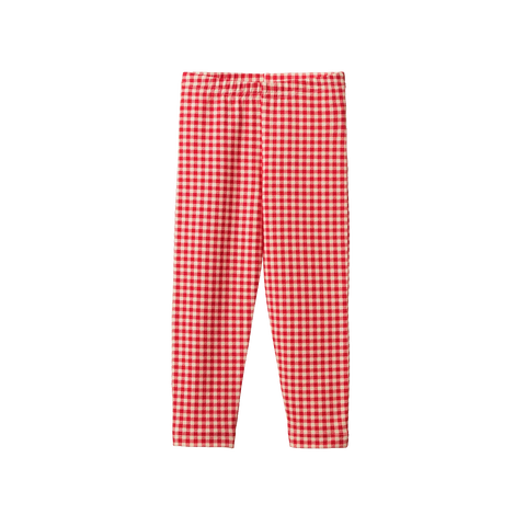 Nature Baby Leggings - Red Gingham