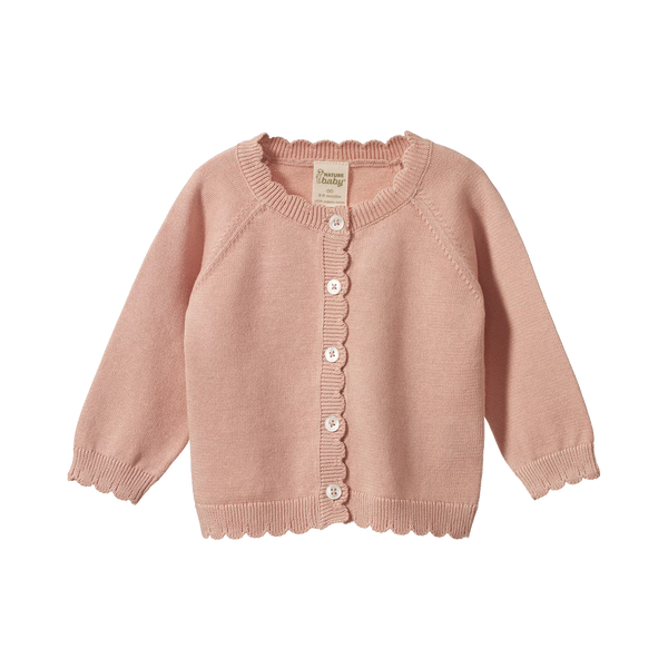 Nature Baby - Liliette Cardigan - Rose Dust