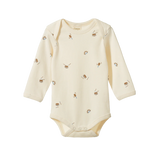 Nature Baby - Long Sleeve Bodysuit - Mini Music
