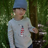 Nature Baby Long Sleeve River Tee Best Friend Stripe