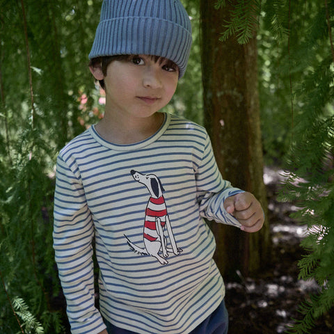 Nature Baby Long Sleeve River Tee Best Friend Stripe