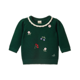 Nature Baby Margot Sweater Eden Garden Print