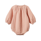 Nature Baby - Meadow Bodysuit Muslin - Rose Dust