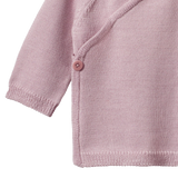 Nature Baby Merino Knit Kimono Jacket - Lilac