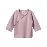 Nature Baby Merino Knit Kimono Jacket - Lilac