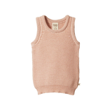 Nature Baby Merino Knit Vest - Dusty Chunky Knit