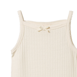 Nature Baby Merr Ess Camisole Pointelle - Natural