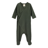 Nature Baby Merino Kimono Pointelle Stretch N Grow Thyme