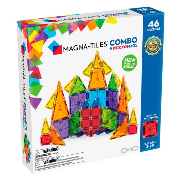 Magna Tiles Combo and Micro Mags 46 Piece Set