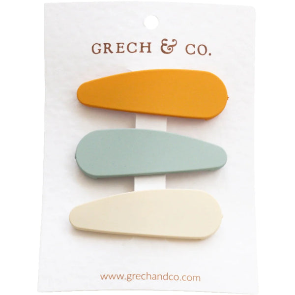 Grech & Co Matte Snap Set of 3 Golden