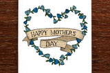 The Nonsense Maker Mother's Day Wreath Card