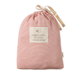 Nature Baby Organic Cotton & Merino Sleeping Bag Red Pinstripe 0-24M