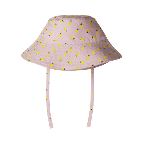 Nature Baby Holiday Sun Hat Petit Lilac Lemon Print