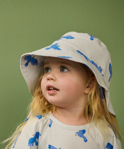 Nature Baby Holiday Sun Hat Songbird Print