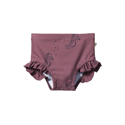 Nature Baby Ruffle Swim Shorts Neptune Print