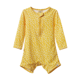 Nature Baby - One Piece Bathing Trunks - Kitchen Garden Freesia