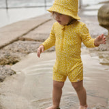 Nature Baby - One Piece Bathing Trunks - Kitchen Garden Freesia