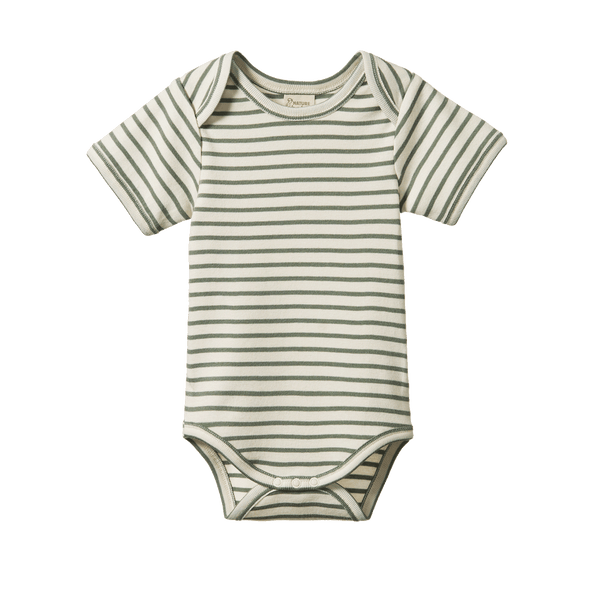 Nature Baby S/S Bodysuit Nettle Sailor Stripe