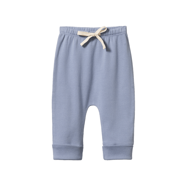 Nature Baby Drawstring Pants Dusky Blue