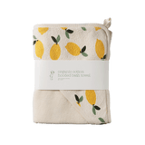 Nature Baby Hooded Towel Lemon Print Terry