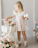 Nora Lee Eva Dress Bow Ditsy in Natural