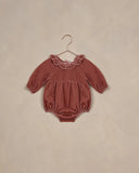 Nora Lee Adeline Romper - Poppy