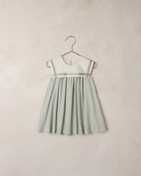 Noralee - Daisy Dress - Eucalyptus Check