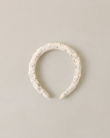 Noralee - Braided Headband - French Floral Stripe
