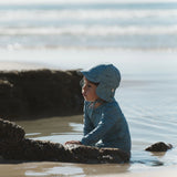 Nature Baby One Piece Bathing Trunks Blue Whale Print