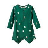 Nature Baby One Piece Bathing Trunks Flora Peppermint Print