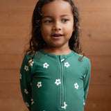 Nature Baby One Piece Bathing Trunks Flora Peppermint Print