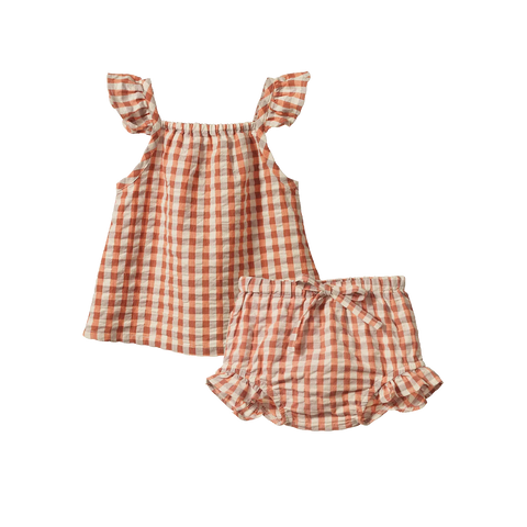Nature Baby Petal Set - Dandelion Gingham