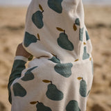 Nature Baby - Poncho Towel - Pear