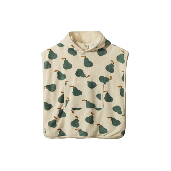 Nature Baby - Poncho Towel - Pear