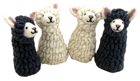 Papoose Finger Puppets - Sheep