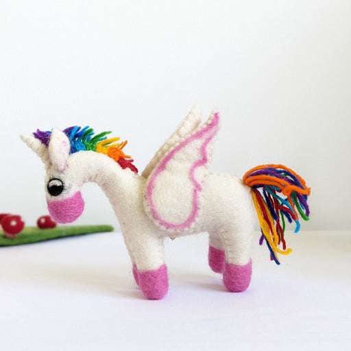 Papoose Felt Rainbow Pegasus Baby