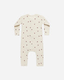 Quincy Mae Ribbed Baby Jumpsuit Mushrooms