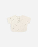 Quincy Mae Woven Boxy Top Trees