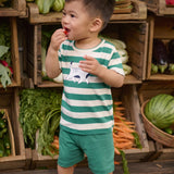 Nature Baby - River Tee - Dog Walk - Peppermint Print