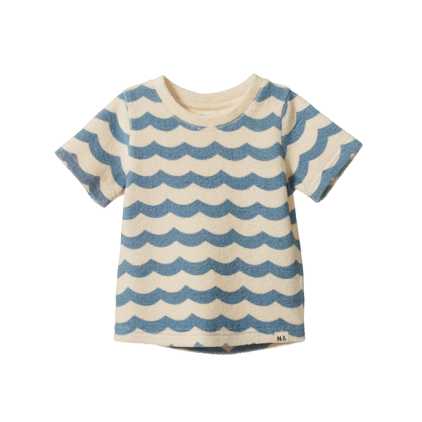 Nature Baby - River Tee Terry - Waves