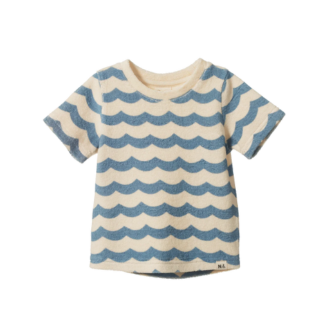 Nature Baby - River Tee Terry - Waves
